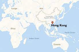 hong kong asia map where is hong kong