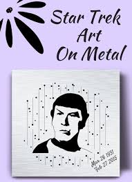 mr spock art print star trek poster