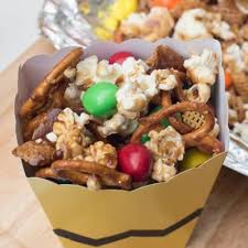 sweet and salty popcorn snack mix recipe