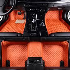 flash mat leather car floor mats for