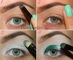 emerald green smokey eye makeup