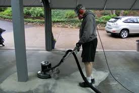 how to grind a garage floor the easy