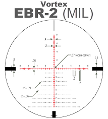 Vortex Ebr 2 Mrad Mil Scope Reticle Precisionrifleblog Com