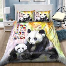 3d Autism Panda I Love My Mom Cotton