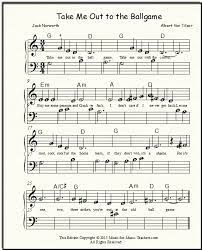 This violin sheet music for take me out to the ball game is written in the key of g. Take Me Out To The Ballgame Free Sheet Music Download