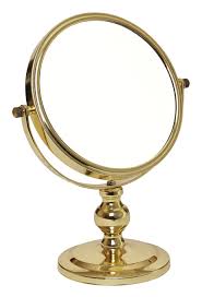gold 7x magnifying mirror aldiss of