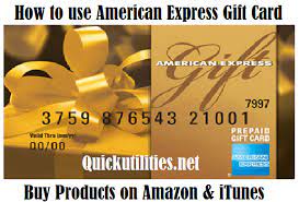 So use the amex card to buy amazon credit. How To Use American Express Gift Card Online