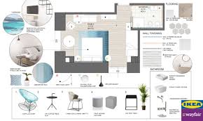 create mood board furniture layouts