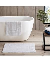 nautica logan bath rug white at