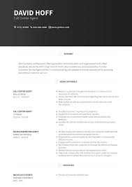 Call Center Agent Resume Samples And Templates Visualcv