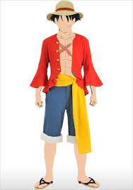 One Piece Monkey D Luffy Cosplay Costume Set S Official Halloween from  Japan NEW | eBay
