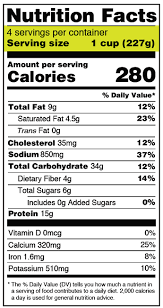 serving size on the new nutrition facts