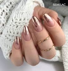 miraculous rose gold nail design ideas