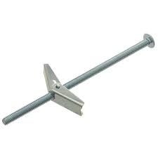 Everbilt 1 4 In X 3 In Zinc Plated Toggle Bolt With Phillips Drive Round Head Screw 2 Piece