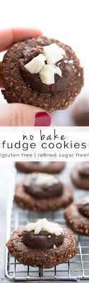 no bake fudge cookies