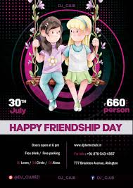 free friendship day party psd