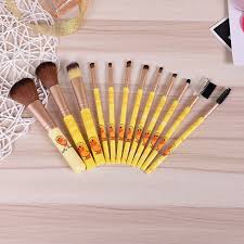 cartoon cute 12 makeup brushes tool set