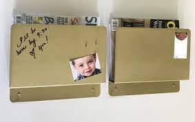 Wall Mount File Holder Dry Erase Board