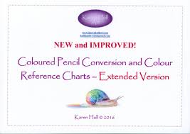 New Coloured Pencil Conversion Charts By Karen Hull