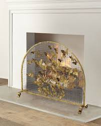 Arched Erfly Fire Screen
