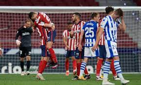 Atlético de madrid and the world's leading money transfer company have renewed their partnership for another season. La Liga Title In Sight For Atletico Madrid After Win Over Real Sociedad European Club Football The Guardian