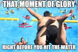 The last weekend of summer doesn't have to be sad when you have memes like these. 50 Hilarious Pool Memes To Get You Excited For The First Day Of Summer Pool Funny Funny School Pictures Funny Sports Pictures
