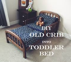 old crib into toddler bed
