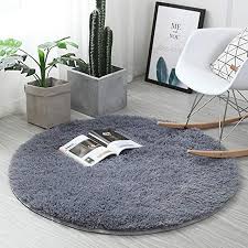 fluffy rugs non slip gy area rug
