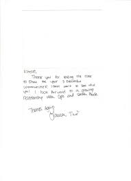 Thank You Notes The Sarah House
