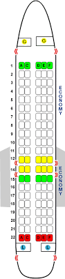 Global Express Airways Fokker 100 Seating Chart A Virtual