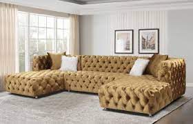 reviews lcl 011 sectional sofa in gold