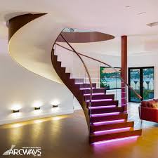Stairs With Integrated Led Lighting