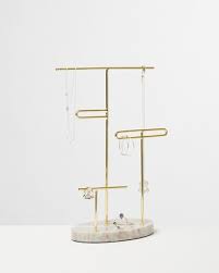 marble base jewelry stand