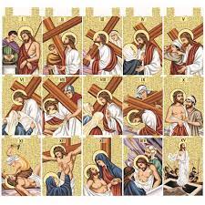 stations of the cross tapestry set w