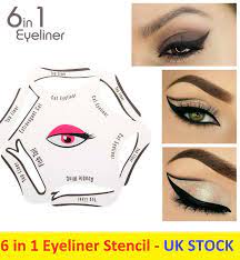 eyeliner stencil quick makeup guide