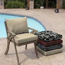 Tan Leala Outdoor Dining Chair Cushion