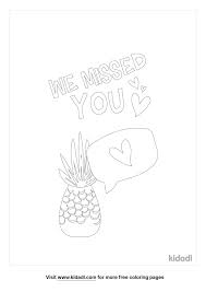 I miss you coloring to print: We Missed You Coloring Pages Free Words Quotes Coloring Pages Kidadl