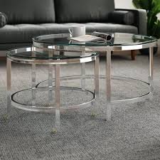 Coffee Table Setting Nesting Coffee Tables