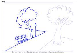 Learn How To Draw A Garden Scenery