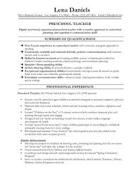 Resume Template Teacher Cover Letter Samples Cover