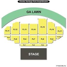 Charter Amphitheater Simpsonville Seating Chart 2019