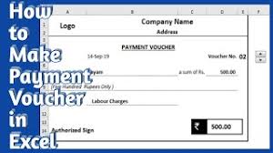 These are the commonly used and most useful fields from these tables. How To Make Payment Voucher In Excel Auto Cash Voucher Through Statement In Excel Youtube
