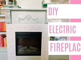 Diy Electric Fireplace At Home With