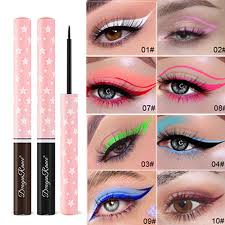 women 12 color persistent eyeliner