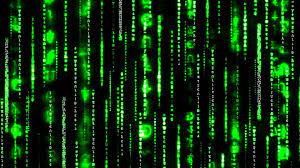 live binary code matrix rain hd