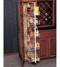 Pullout baskets in wicker or rattan feature a more organic look and are available with or without frames. Pantry Roll Out Storage System In Pull Out Pantry Organizers