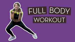 full body workout with dumbbells