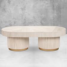 Milan Coffee Table In Bleached Acacia