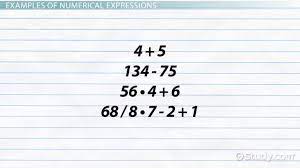 Numerical Expression Definition