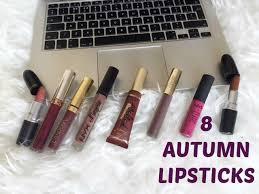 8 autumn lipsticks anastasia beverly